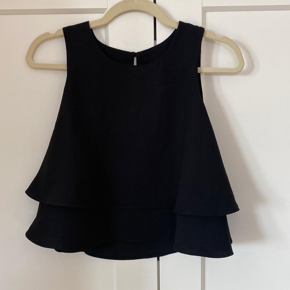 Flouncy layered blouse